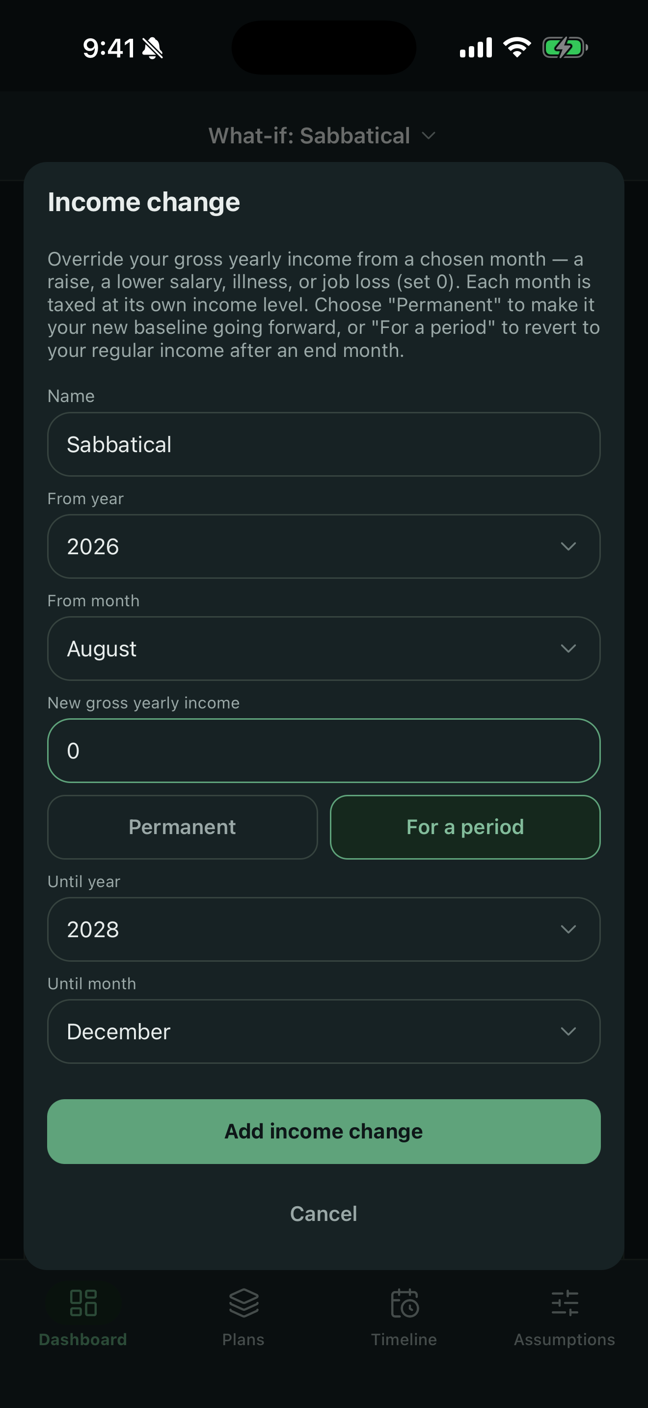What if I took a sabbatical?